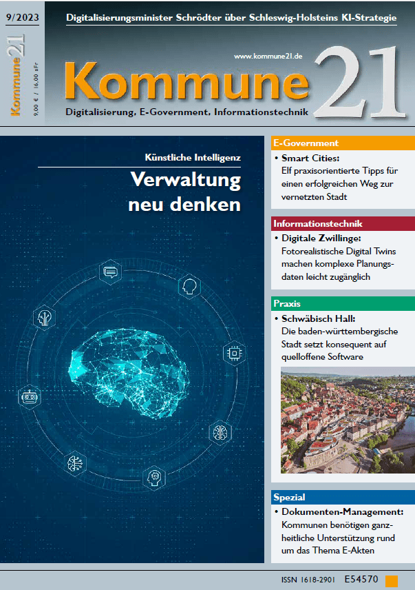 Cover der Kommune21 Magazin Ausgabe September 2023
