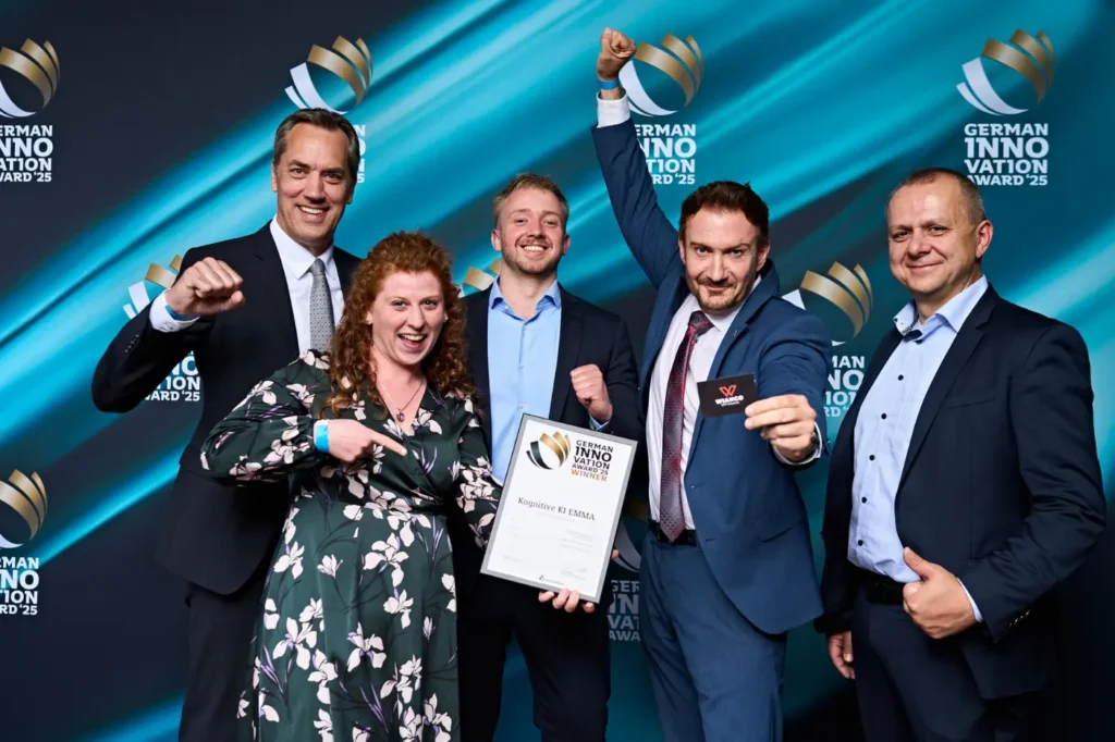 German Innovation Award 2025 - gold winner WIANCO OTT Robotics GmbH - Kognitive KI EMMA